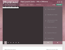 Tablet Screenshot of musiah.com